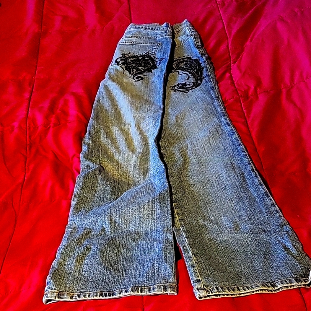 Embroidered jeans